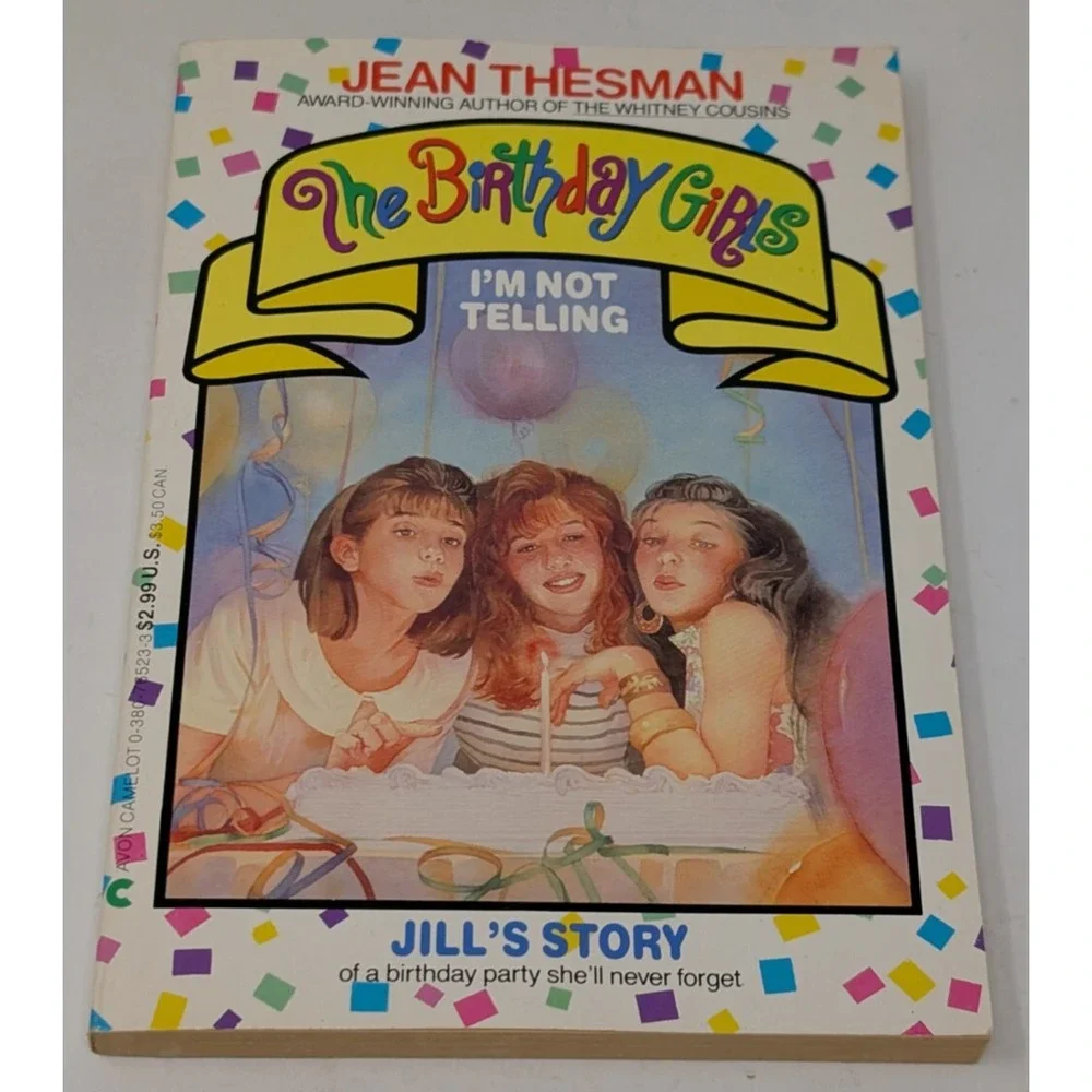 The Birthday Girls I'm Not Telling  by Jean Thesman  YA Book 1992 Avon‎ VTG 90s